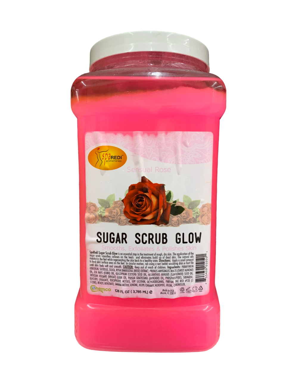 SpaRedi Sugar Scrub Glow Sensual Rose